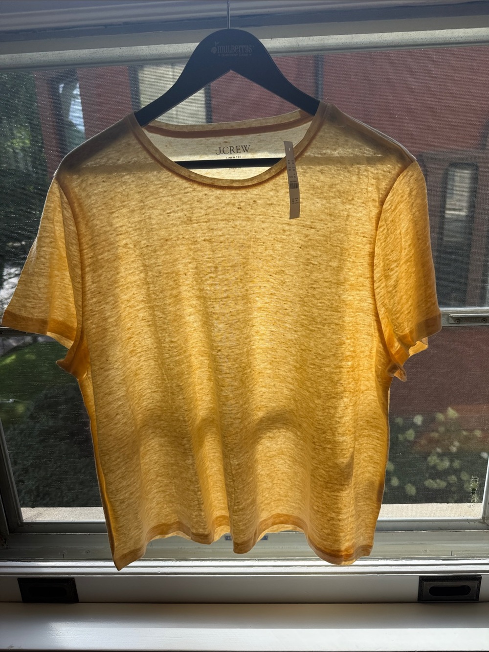 NWT J.Crew New Relaxed 100% Linen T-Shirt LT
Yellow XXL